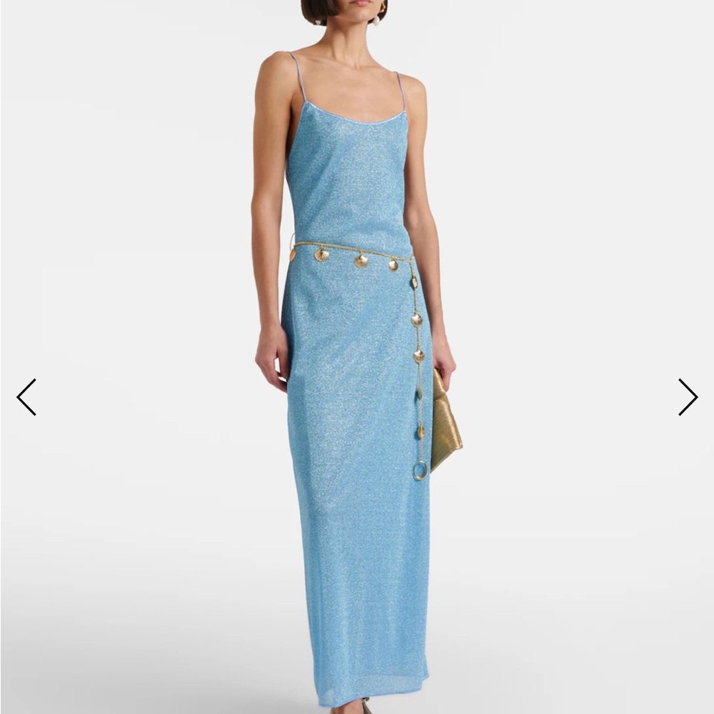 OSÉREE Lumière belted maxi dress
